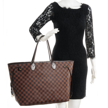 Louis Vuitton Damier Ebene Neverfull GM 2 of 9