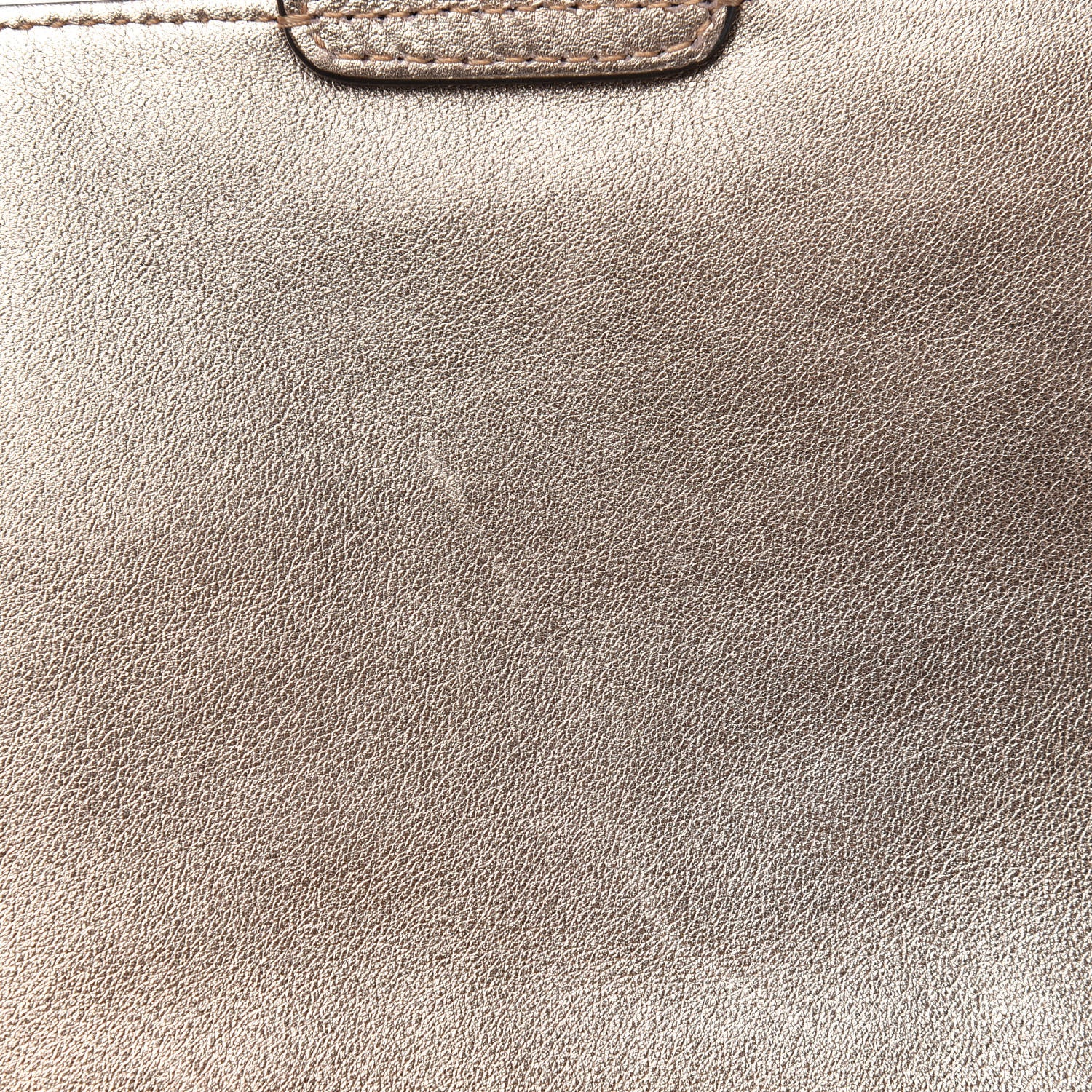 Fendi Vitello Laminato FF 1974 Embossed Baguette Rame 9 of 9