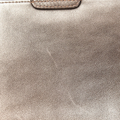 Fendi Vitello Laminato FF 1974 Embossed Baguette Rame 9 of 9
