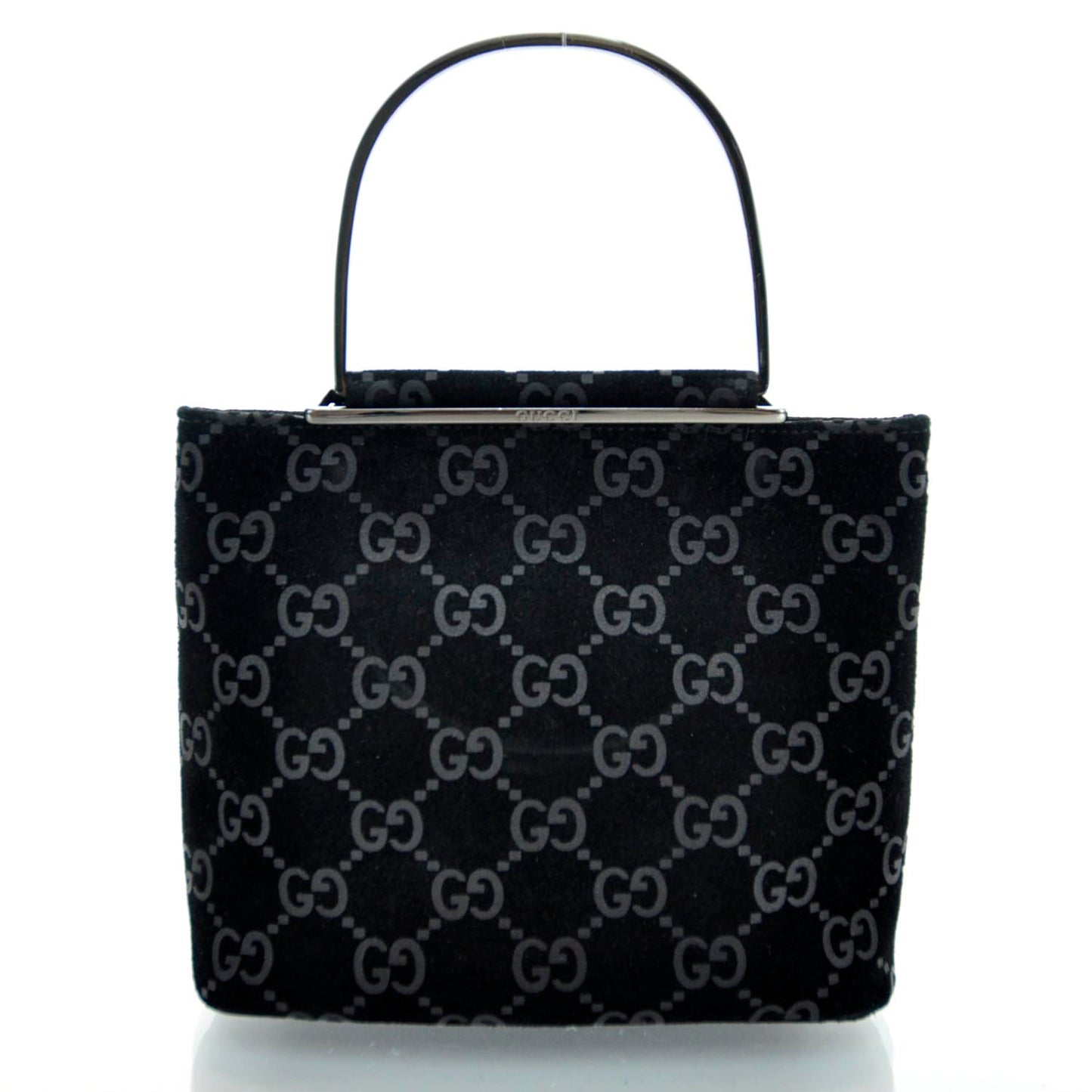 Guccissima Suede Evening Bag Black