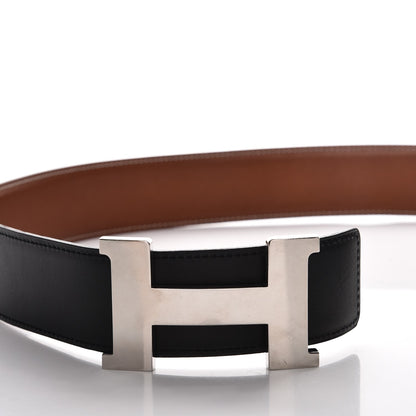 Hermes Box Chamonix 42mm Constance Belt 95 Noir Natural 7 of 10