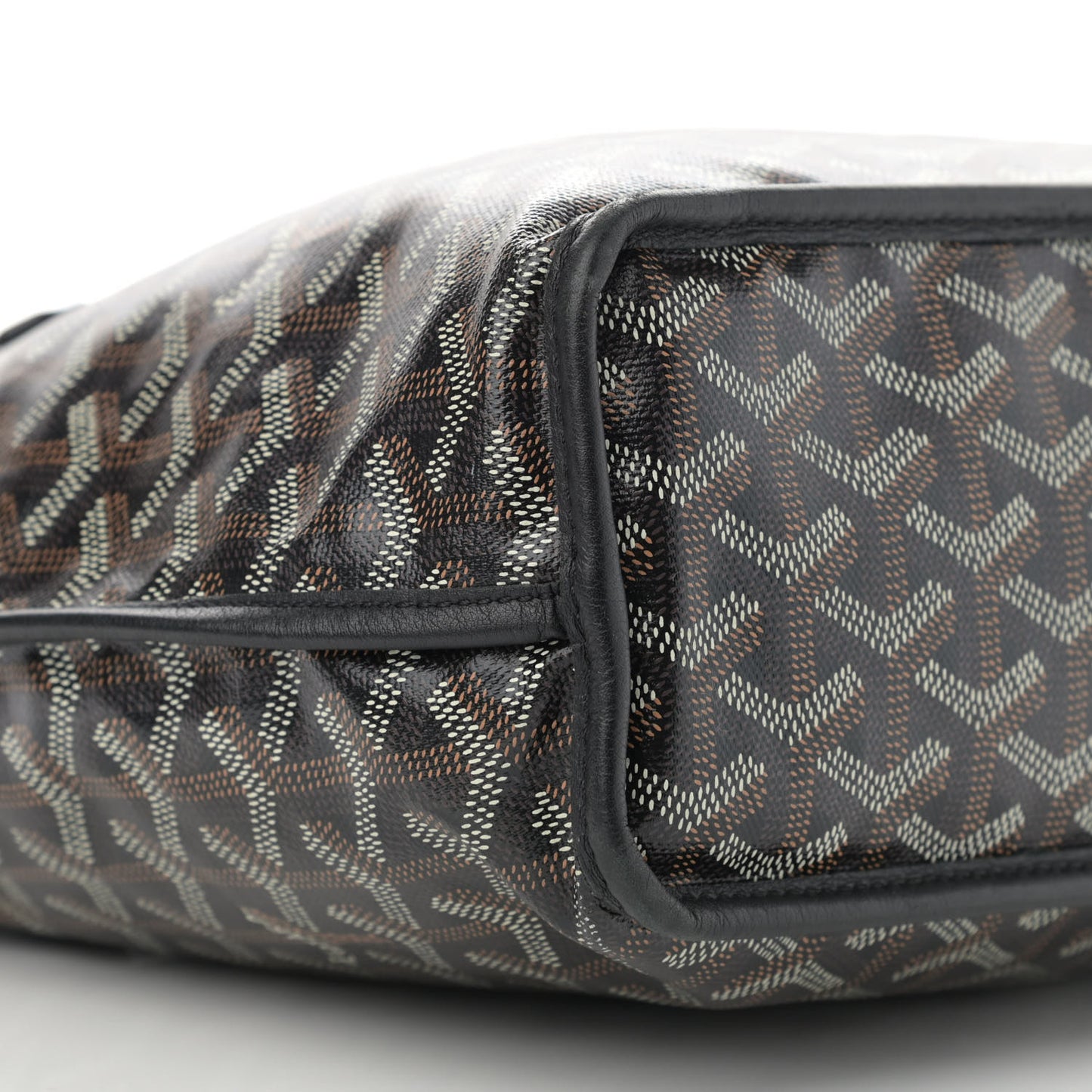 Goyardine Reversible Mini Anjou Black
