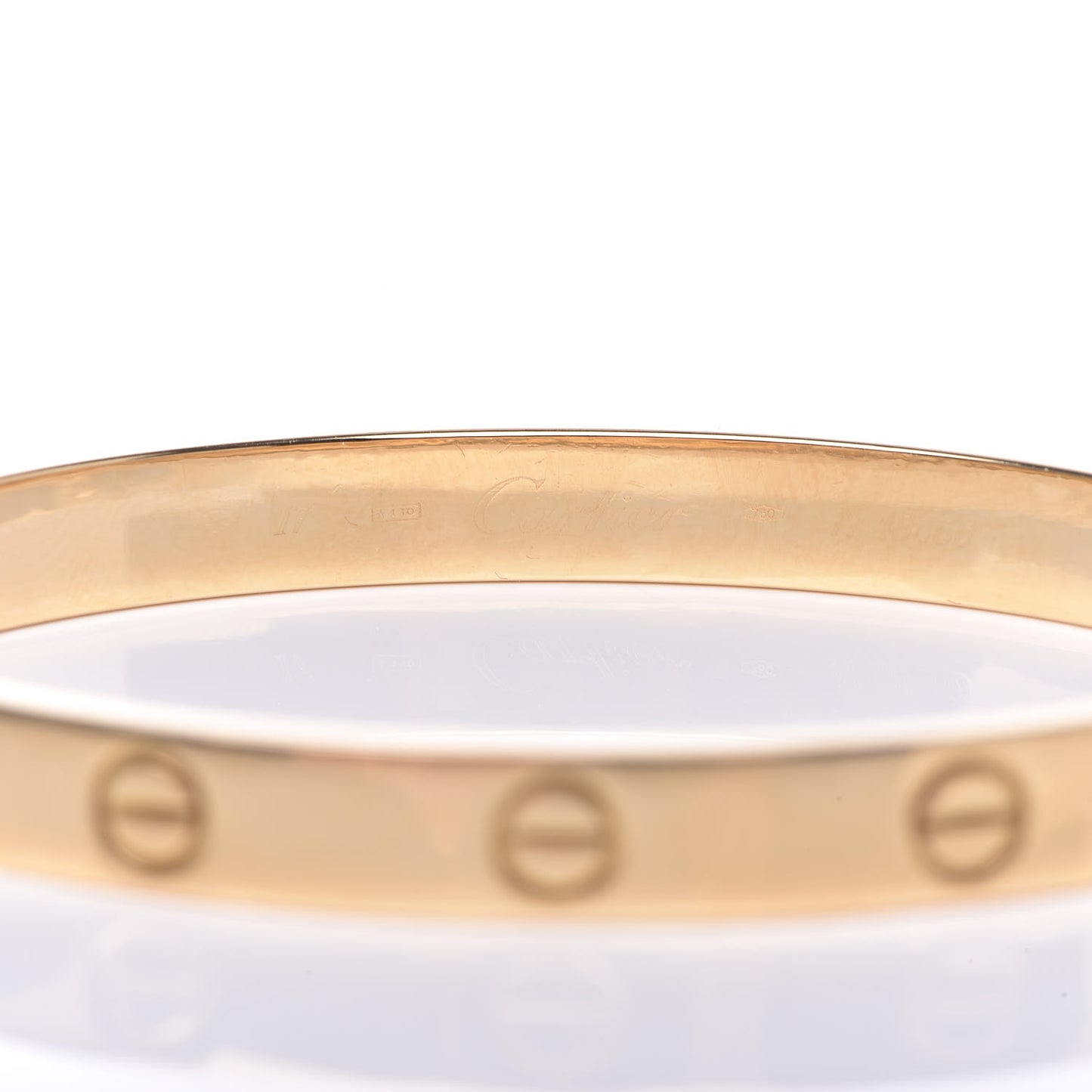 18K Yellow Gold LOVE Bracelet 17
