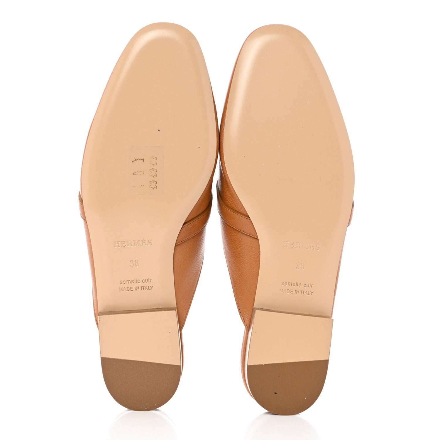 Hermes Goatskin Oz Mules 36 Palissandre 5 of 9