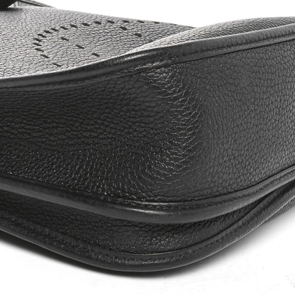 Hermes Taurillon Clemence Evelyne III PM Black 9 of 10