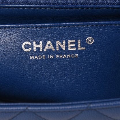Chanel Caviar Quilted Mini Rectangular Flap Blue 7 of 9