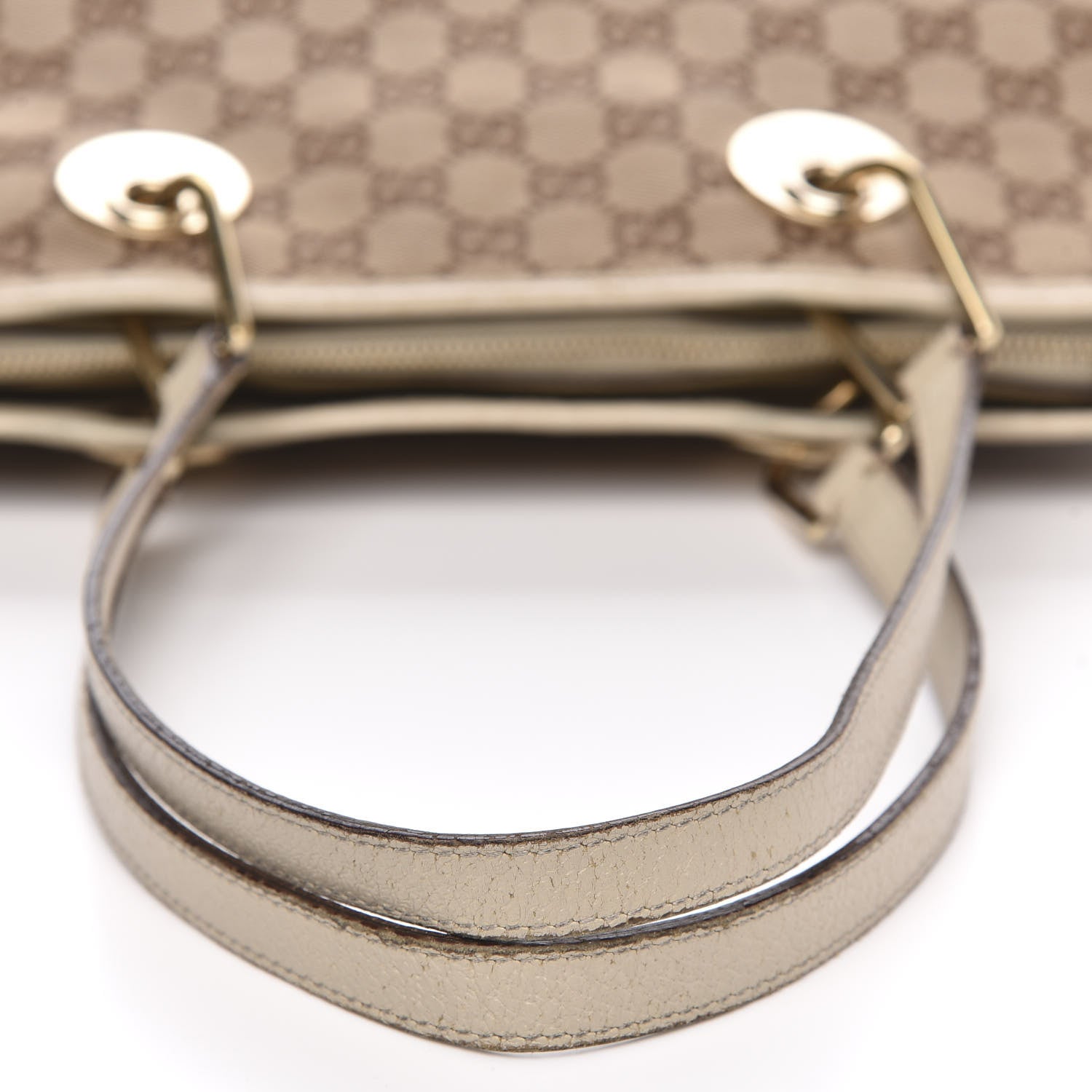 Gucci Monogram Eclipse Tote Beige 17 of 19