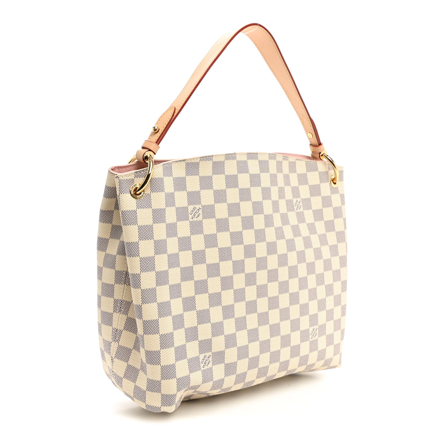 Damier Azur Graceful PM Rose Ballerine