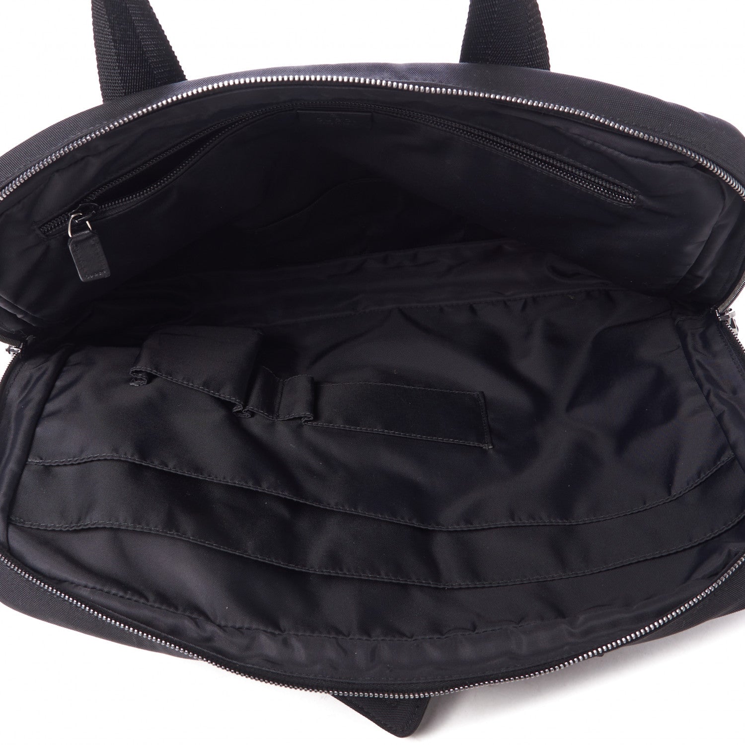 Gucci Guccissima Nylon Briefcase Black 8 of 8