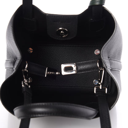 Christian Dior Grained Calfskin Small Blossom Tote Black 9 of 12