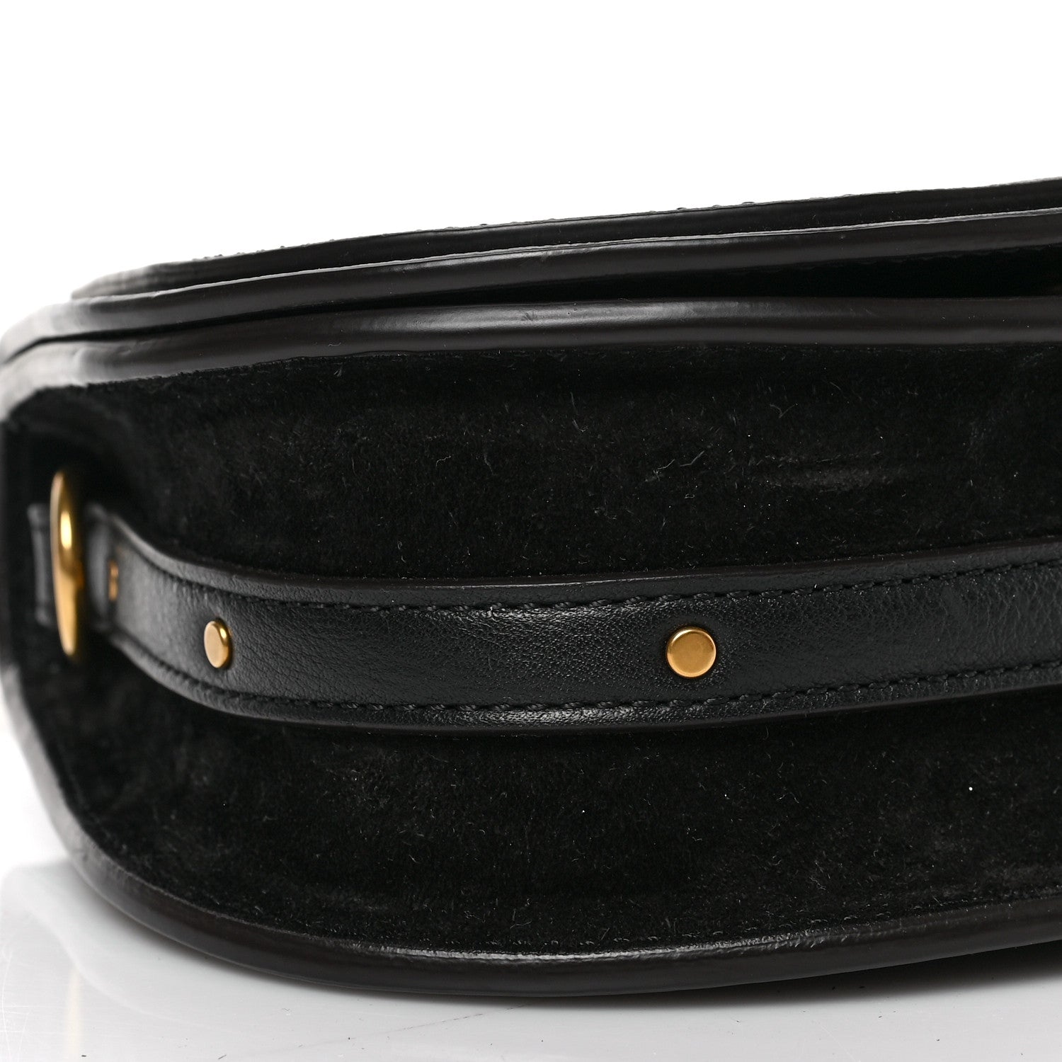 Chloe Calfskin Small Nile Bracelet Bag Black 7 of 9
