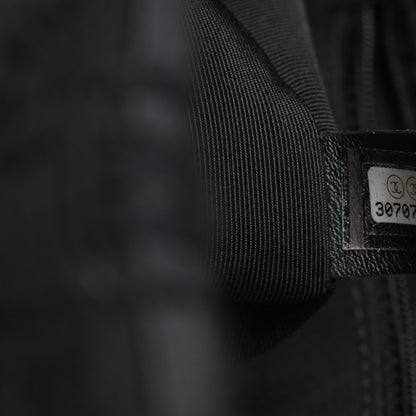 Chanel Tweed Quilted Medium Chanel 19 Flap Black Navy Gold 7 of 11