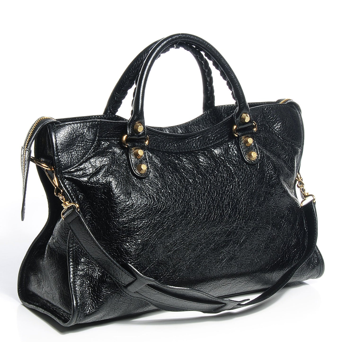 Agneau Giant 12 Gold Hardware City Black