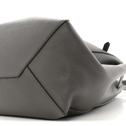 Celine Soft Grained Calfskin Small Belt Cabas Phantom Grey 10 of 11