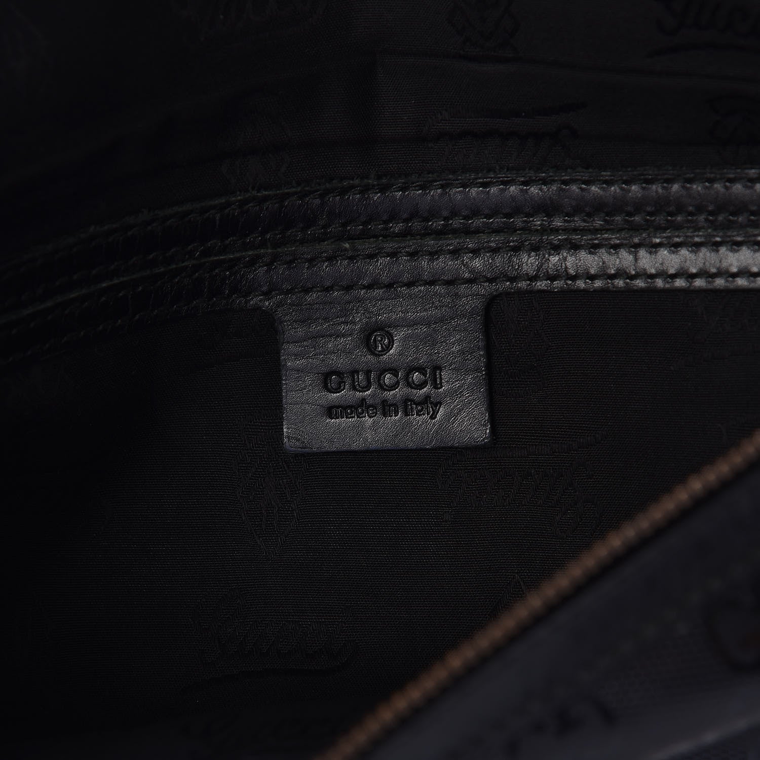 Gucci Imprime Monogram Belt Bag Black 6 of 9