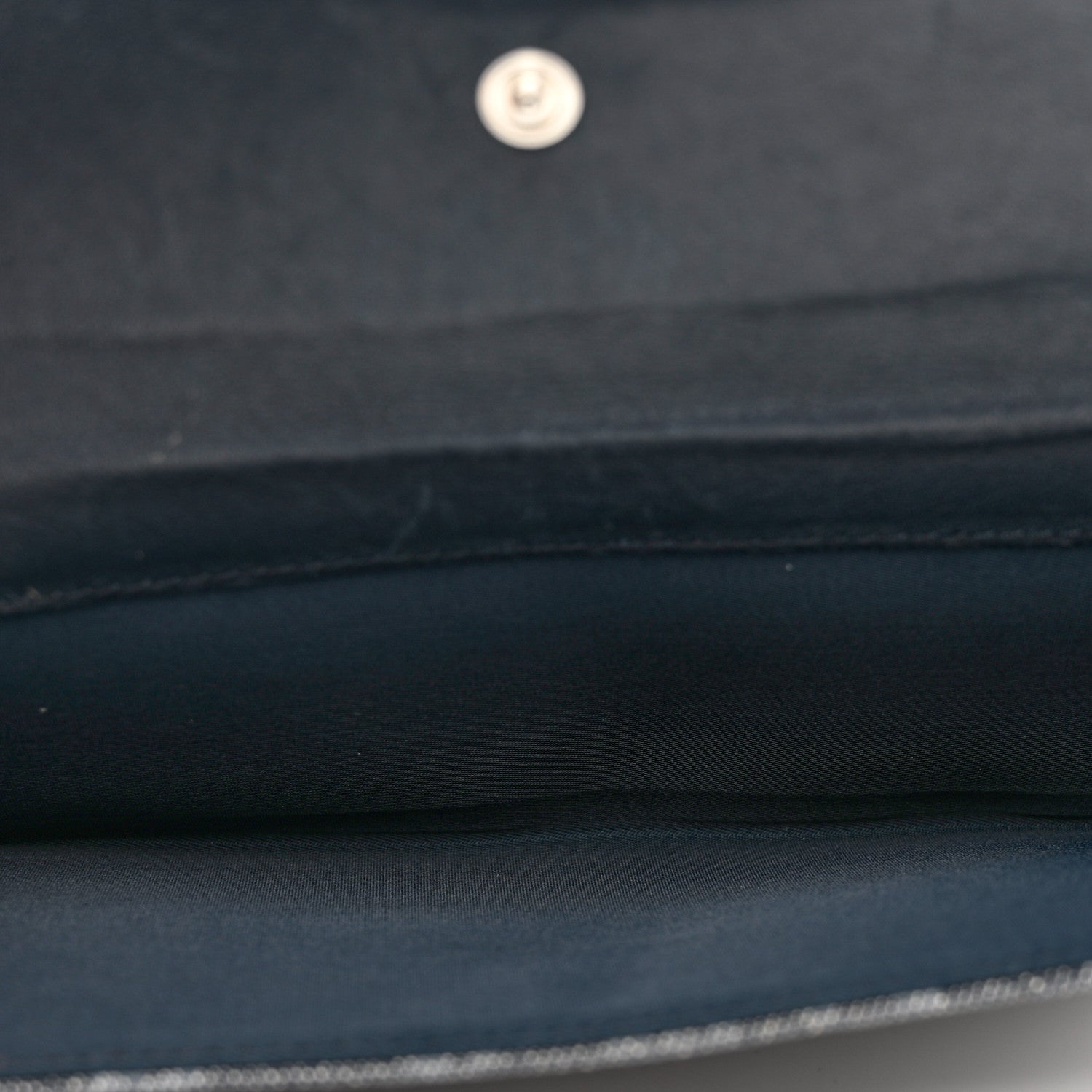 Christian Dior Denim Monogram Saddle Wallet Blue 7 of 9