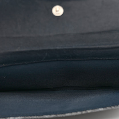Christian Dior Denim Monogram Saddle Wallet Blue 7 of 9