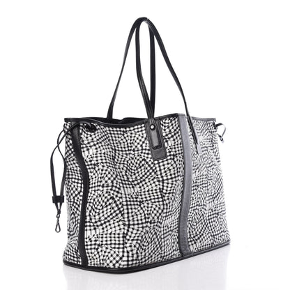 MCM Visetos Large Liz Reversible Shopper Tote Black 5 of 20