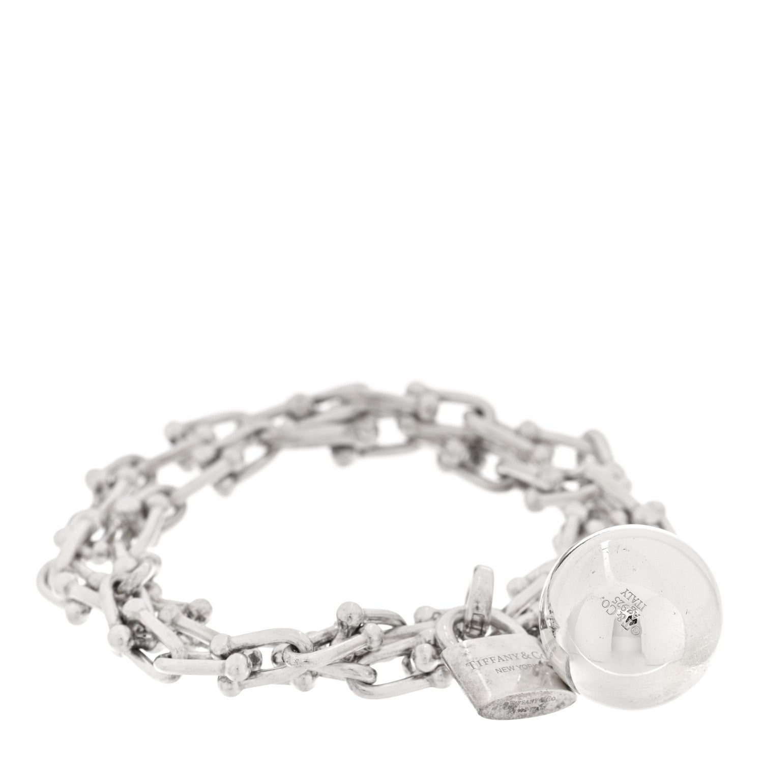 Tiffany Sterling Silver HardWear Wrap Bracelet 1 of 4