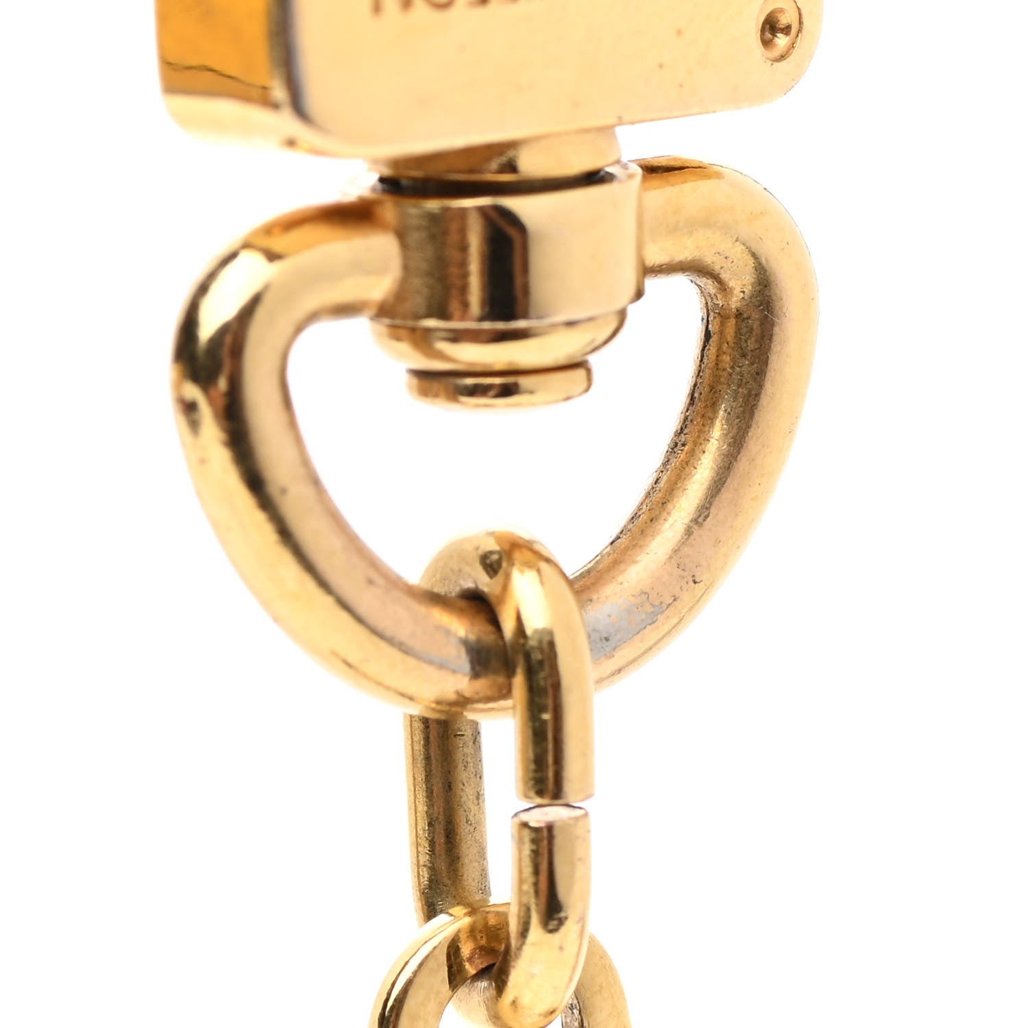 Louis Vuitton Pochette Extender Key Ring Gold 5 of 5