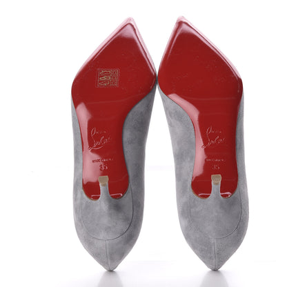Christian Louboutin Veau Velours So Kate 55 Pumps 35 Light Blue 5 of 8