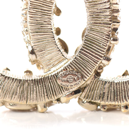 Chanel Enamel CC Baroque Brooch Black Gold 3 of 3