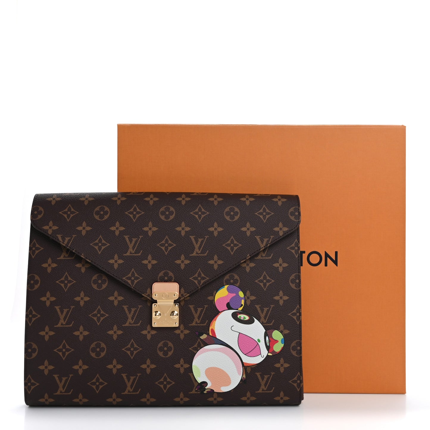 LV X TM Monogram Superflat Characters Mark Folder