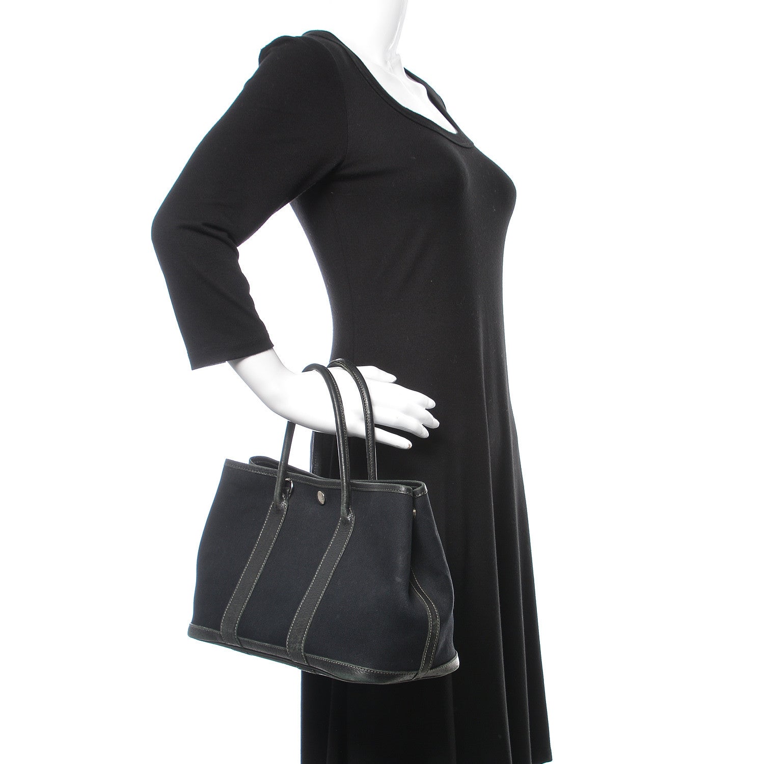 Hermes Toile Negonda Garden Party 30 TPM Black 2 of 15