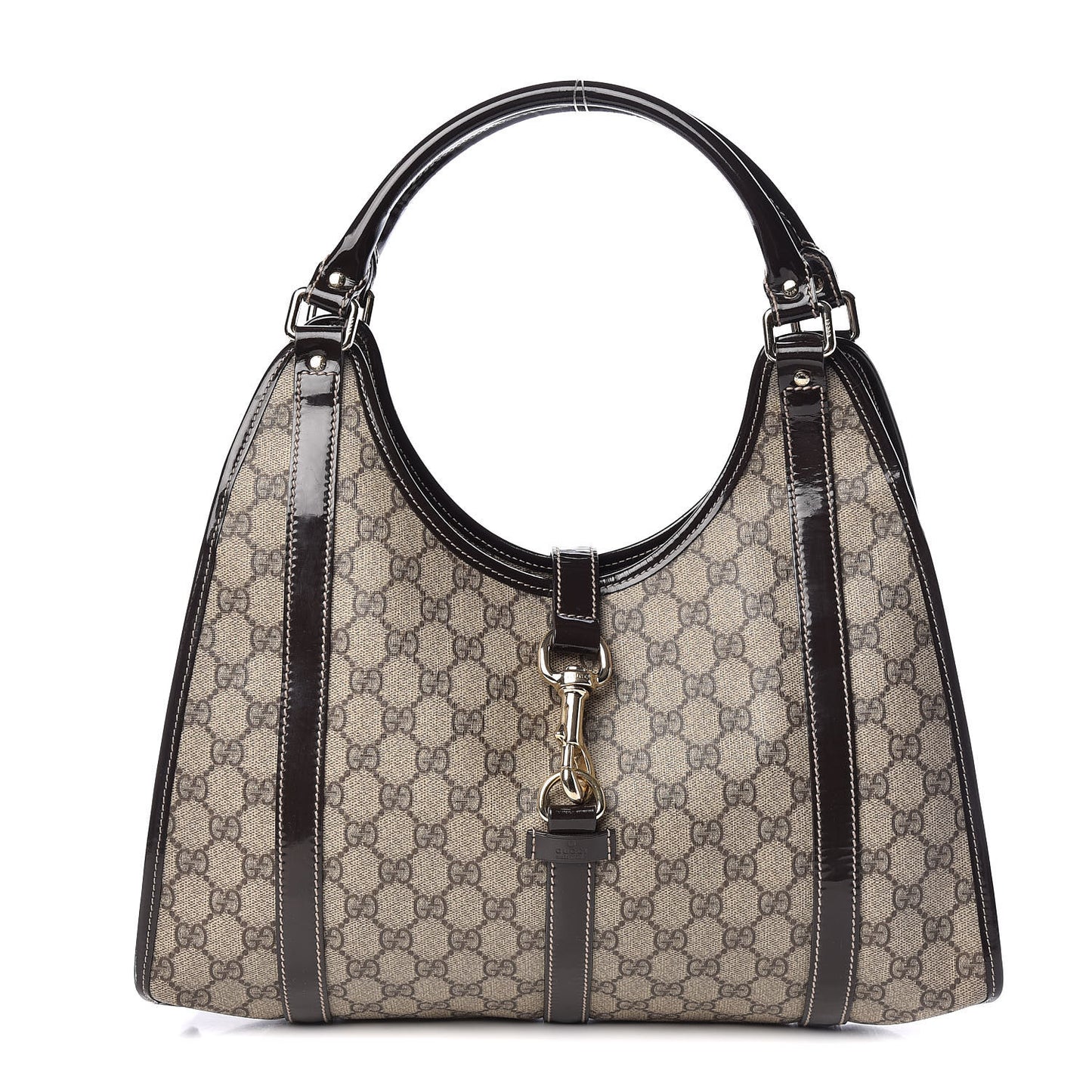 GG Plus Monogram Medium Joy Shoulder Bag Dark Brown