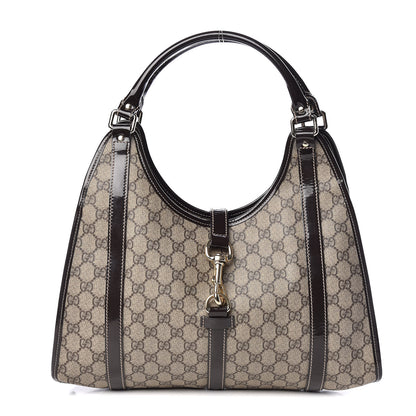 Gucci GG Plus Monogram Medium Joy Shoulder Bag Dark Brown 1 of 11