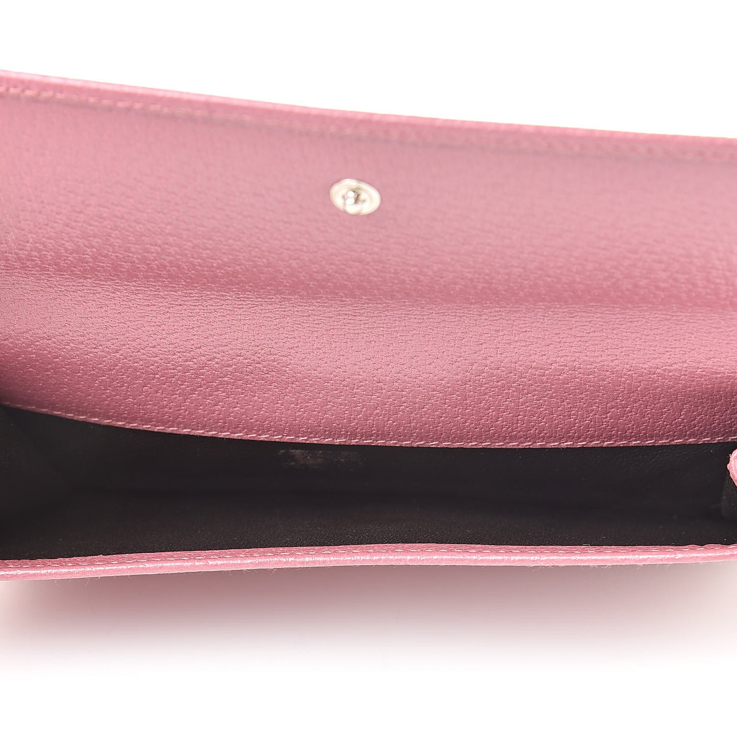 Calfskin Continental Wallet Pink