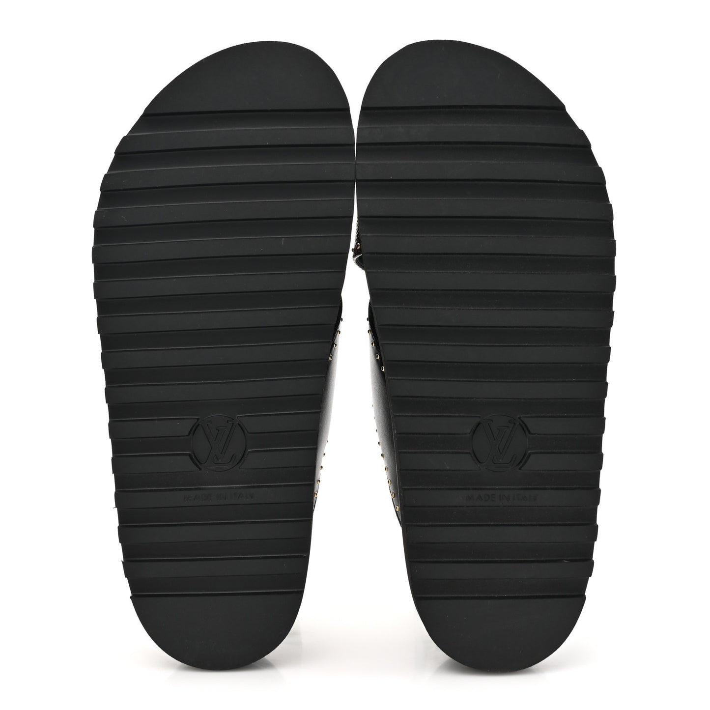 Monogram Paseo Flat Comfort Sandals 36 Black