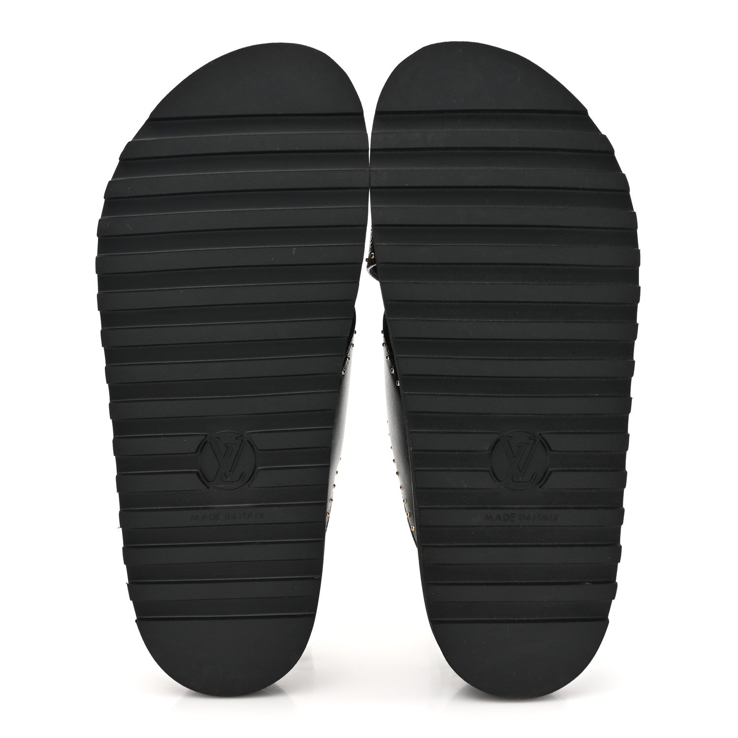 Louis Vuitton Monogram Paseo Flat Comfort Sandals 36 Black 5 of 10