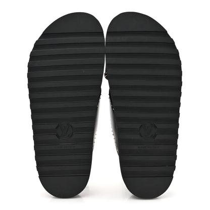 Louis Vuitton Monogram Paseo Flat Comfort Sandals 36 Black 5 of 10