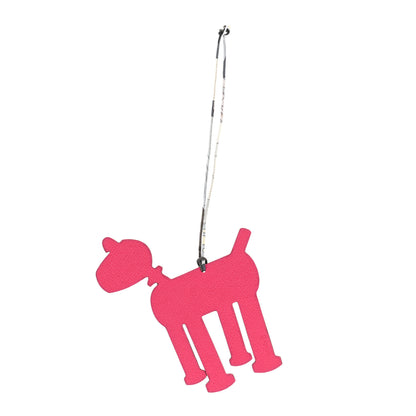 Hermes Epsom Togo Petit H Dog Bag Charm Rose Mexico Etoupe 1 of 3