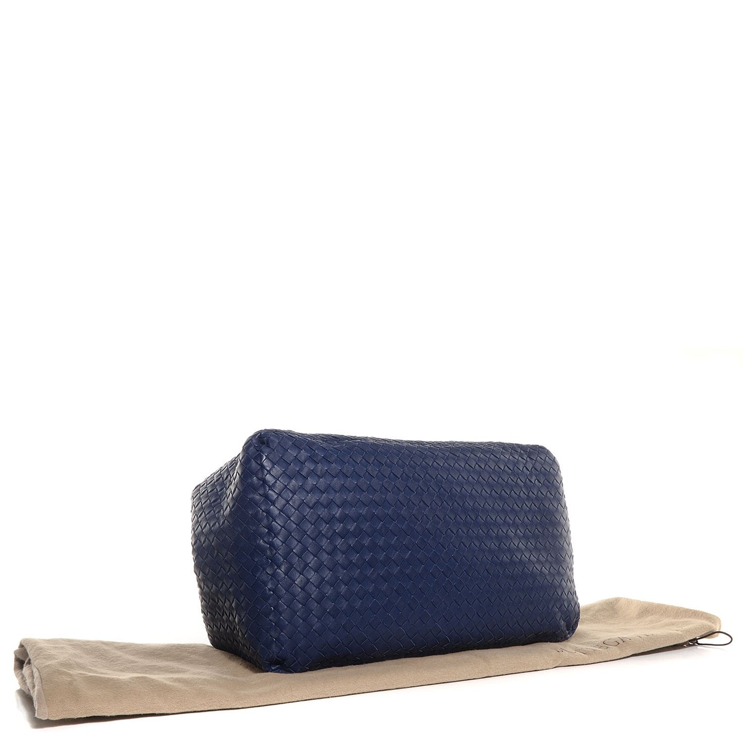 Nappa Intrecciato Large Seamless Tote Indigo