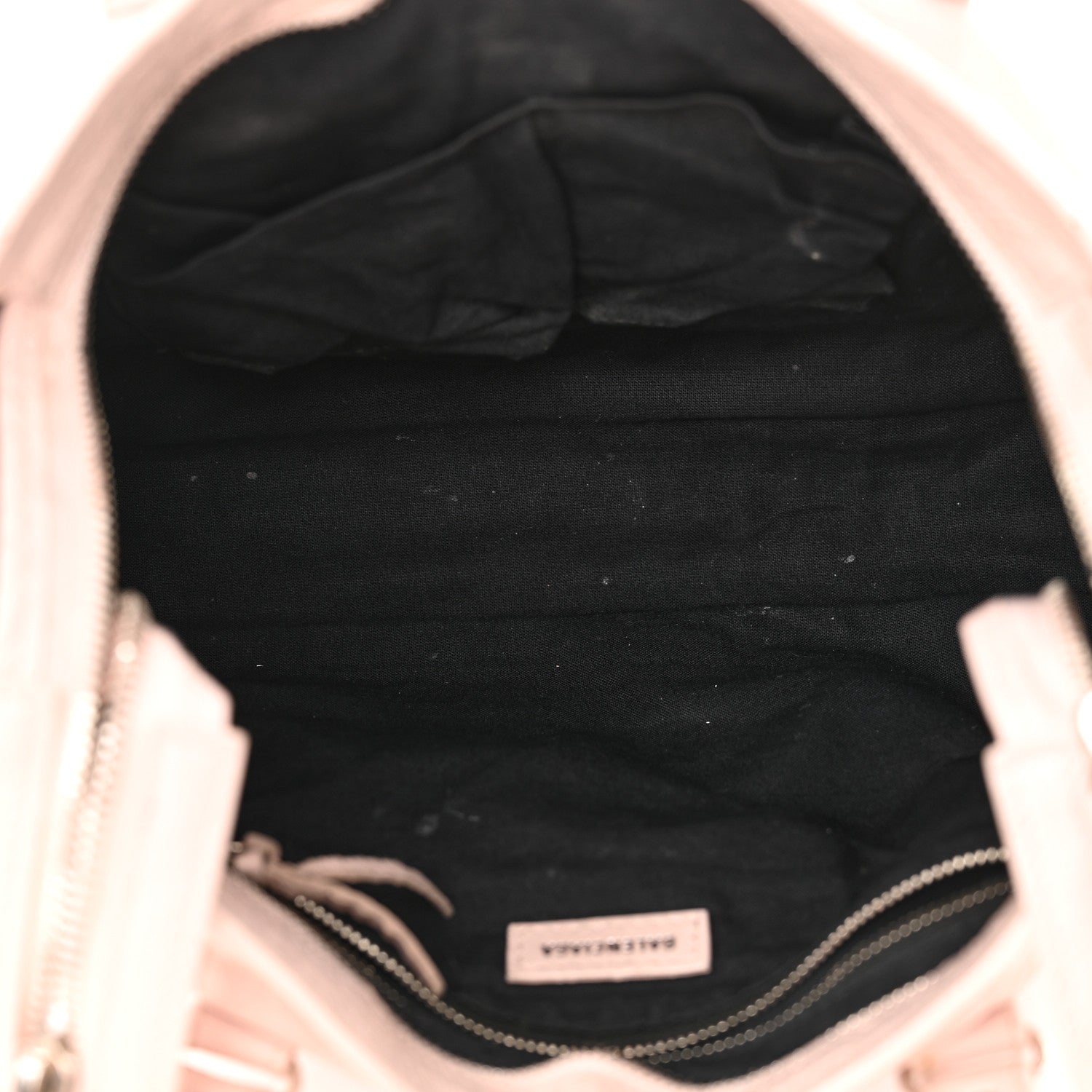 Balenciaga Agneau Classic Silver Hardware S City Logo Strap Light Rose White 6 of 20