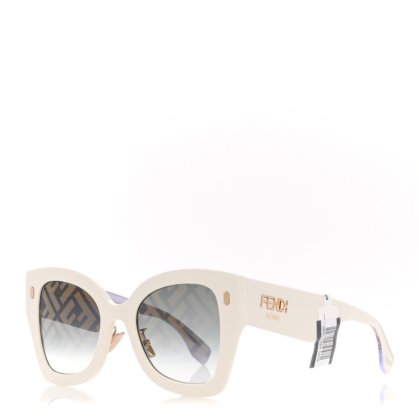 Acetate FF Sunglasses FF 0434/G/S White Gold