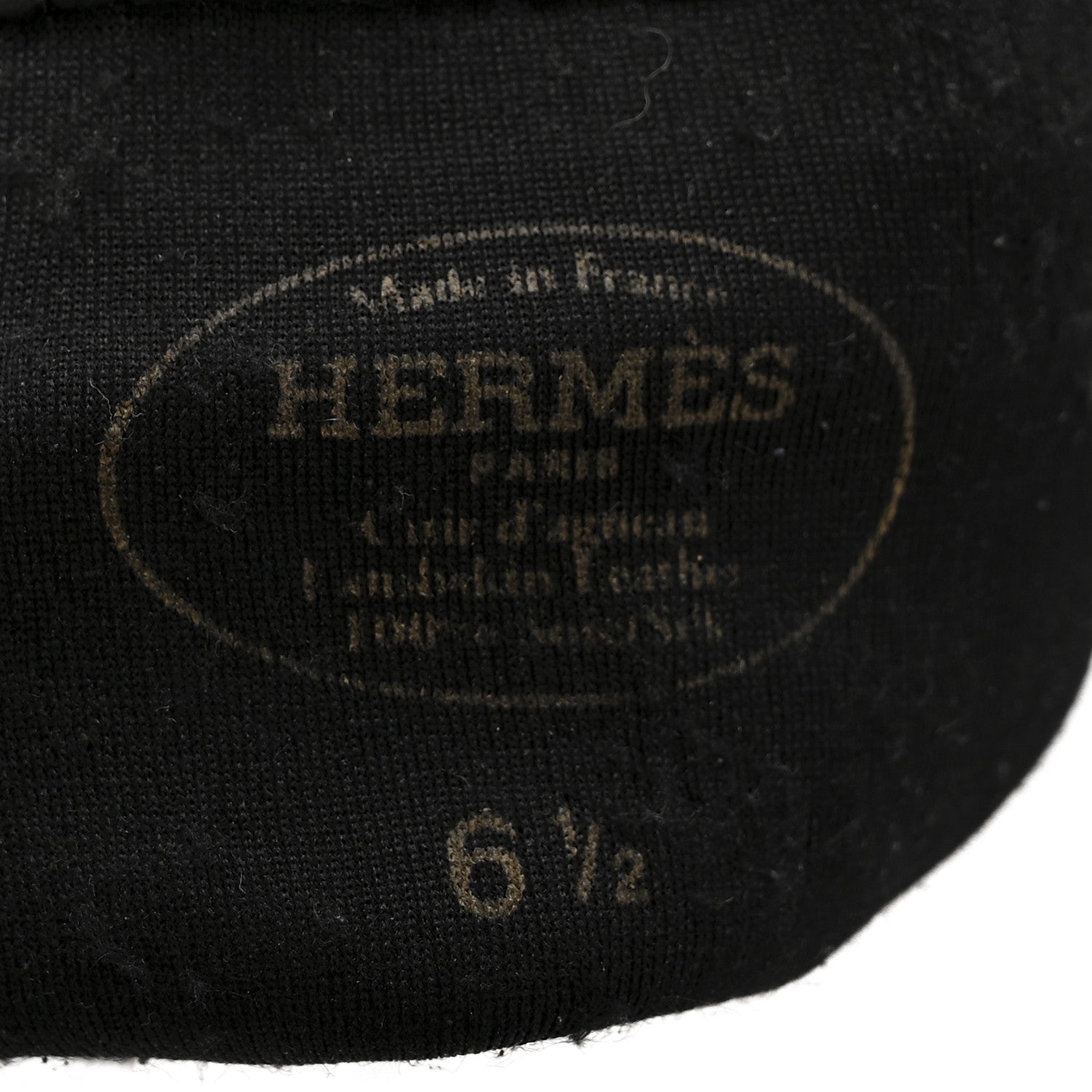 Hermes Lambskin Soya Kelly Lock Gloves 6.5 Black 3 of 5