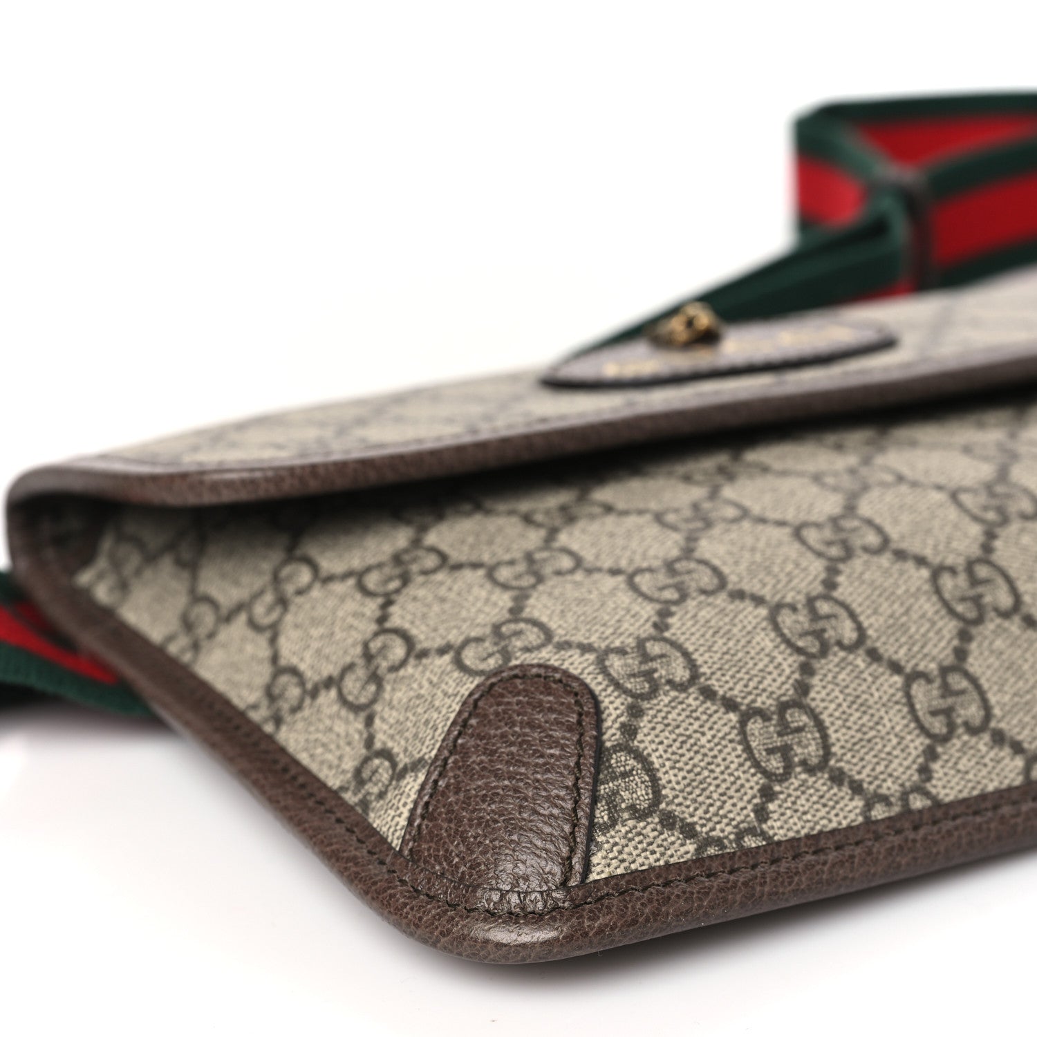 Gucci GG Supreme Monogram Neo Vintage Web Belt Bag Brown 9 of 10