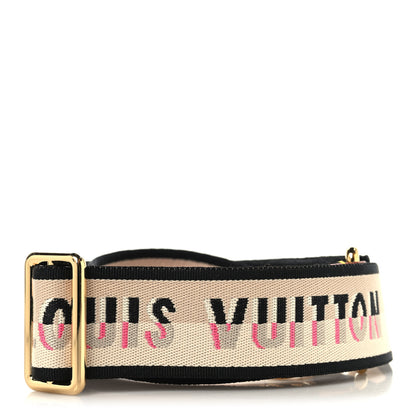 Louis Vuitton Jacquard Speedy Bandouliere 20 Shoulder Strap Black 2 of 3