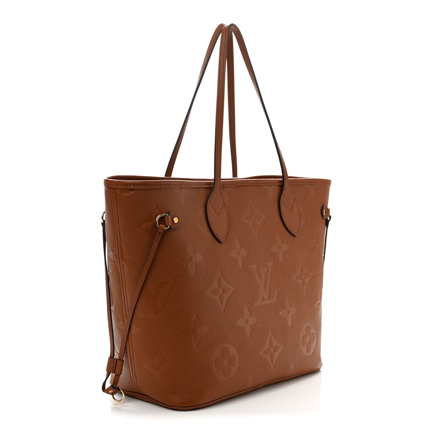 Louis Vuitton Empreinte Monogram Giant Neverfull MM Cognac 4 of 10