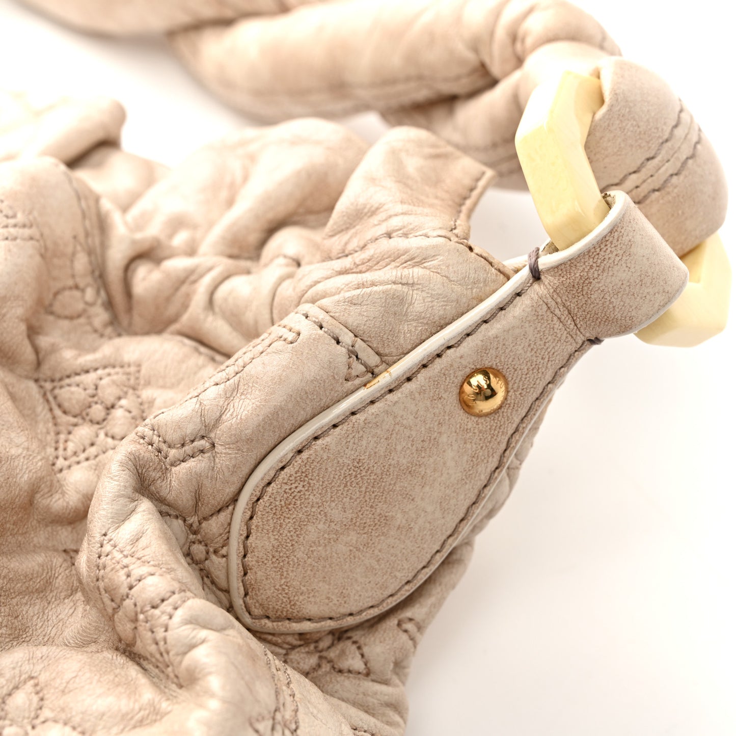Lambskin Olympe Nimbus GM Ecru