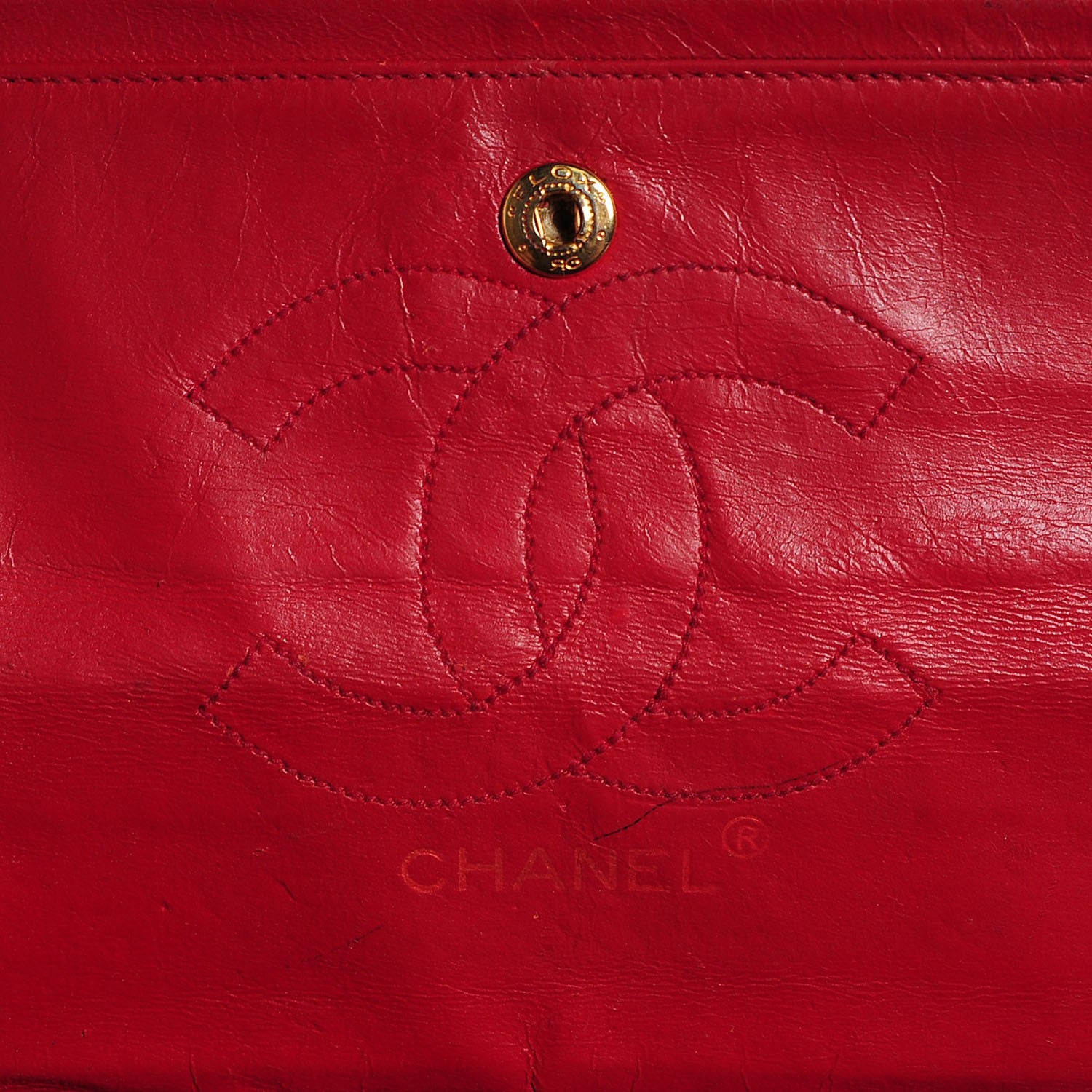 Chanel Lambskin Medium Double Flap Red 7 of 9
