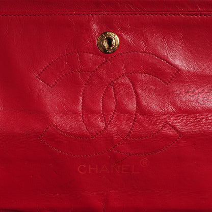 Chanel Lambskin Medium Double Flap Red 7 of 9