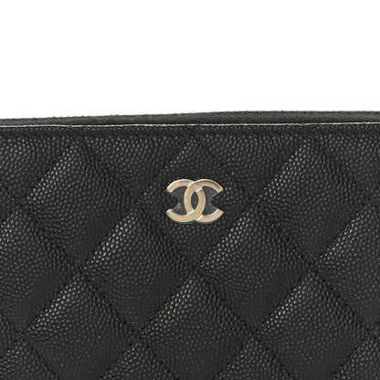 Chanel Caviar Quilted Medium Zip Around Wallet Black 8 of 8
