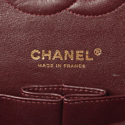 Chanel Lambskin Quilted Medium Double Flap Black 6 of 14
