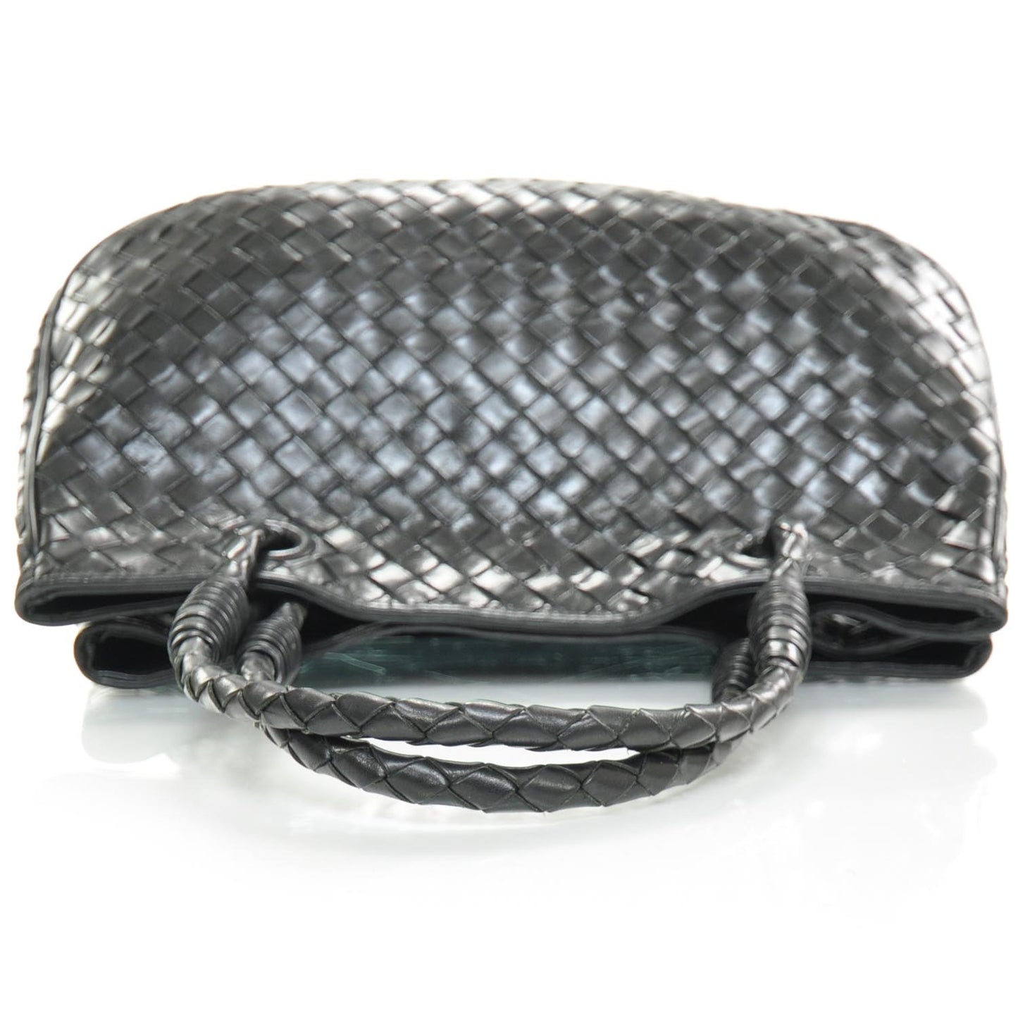 Nappa Intrecciato Handbag Nero Black