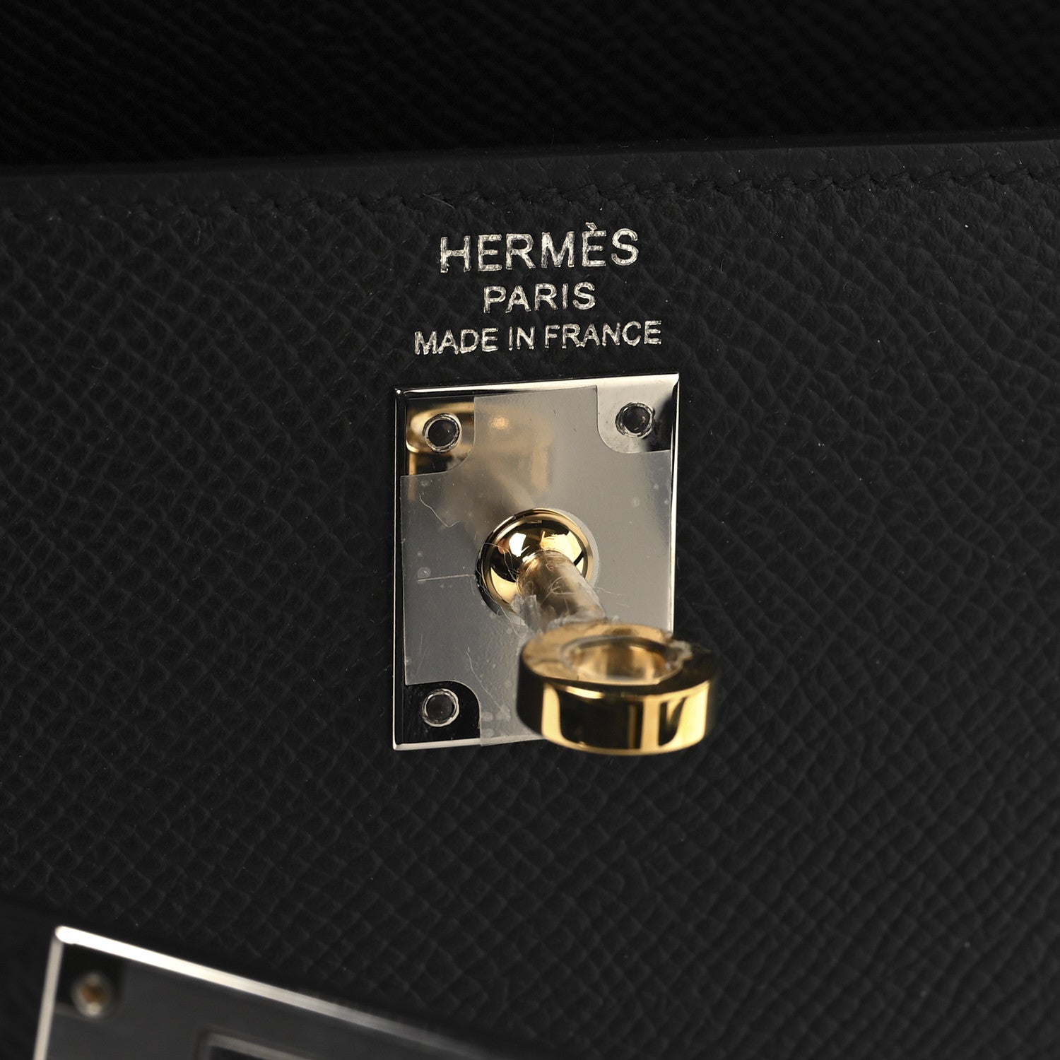 Hermes Epsom Kelly Sellier 25 Black 6 of 12