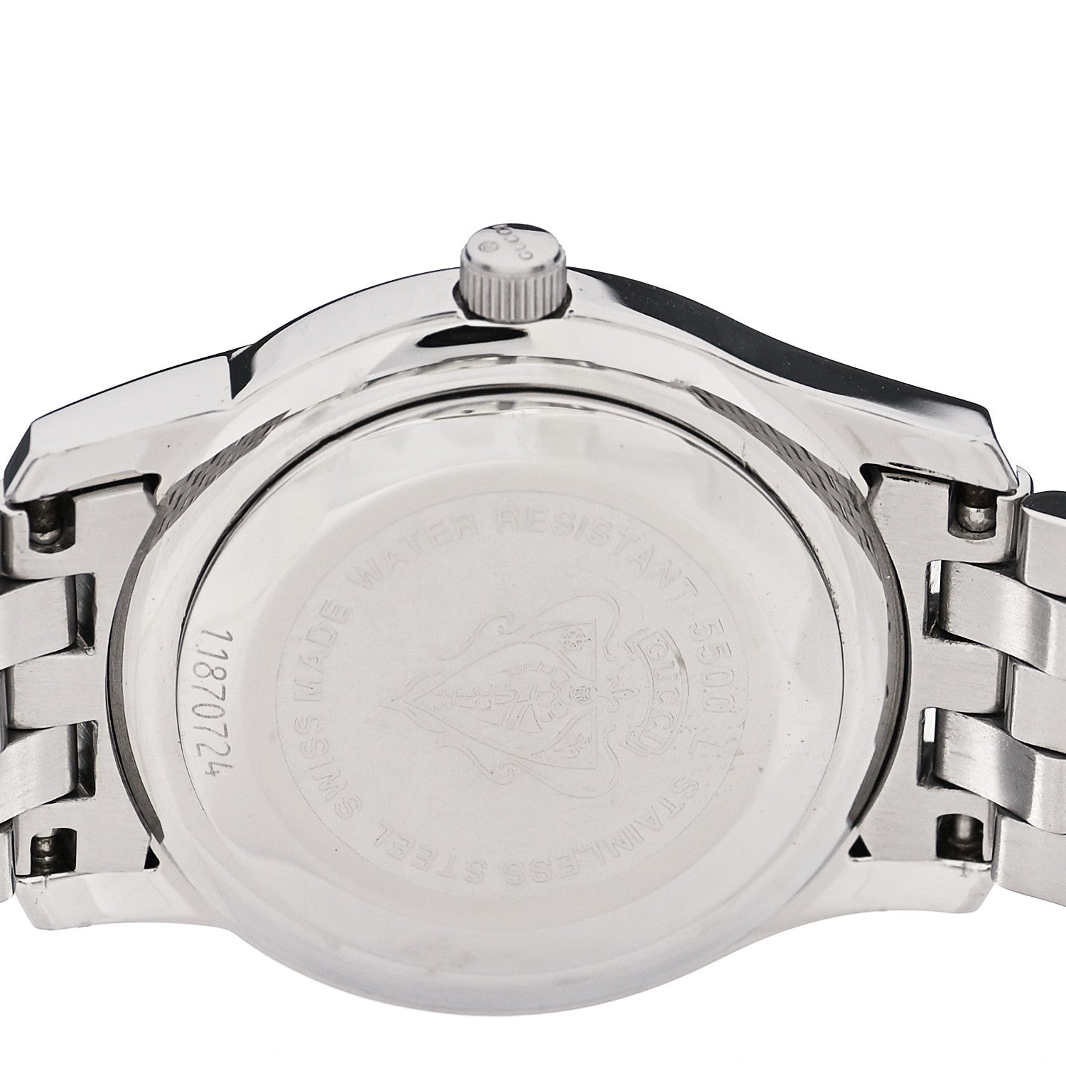 Gucci Stainless Steel 27mm 5500L Quartz Watch Brown 4 of 4